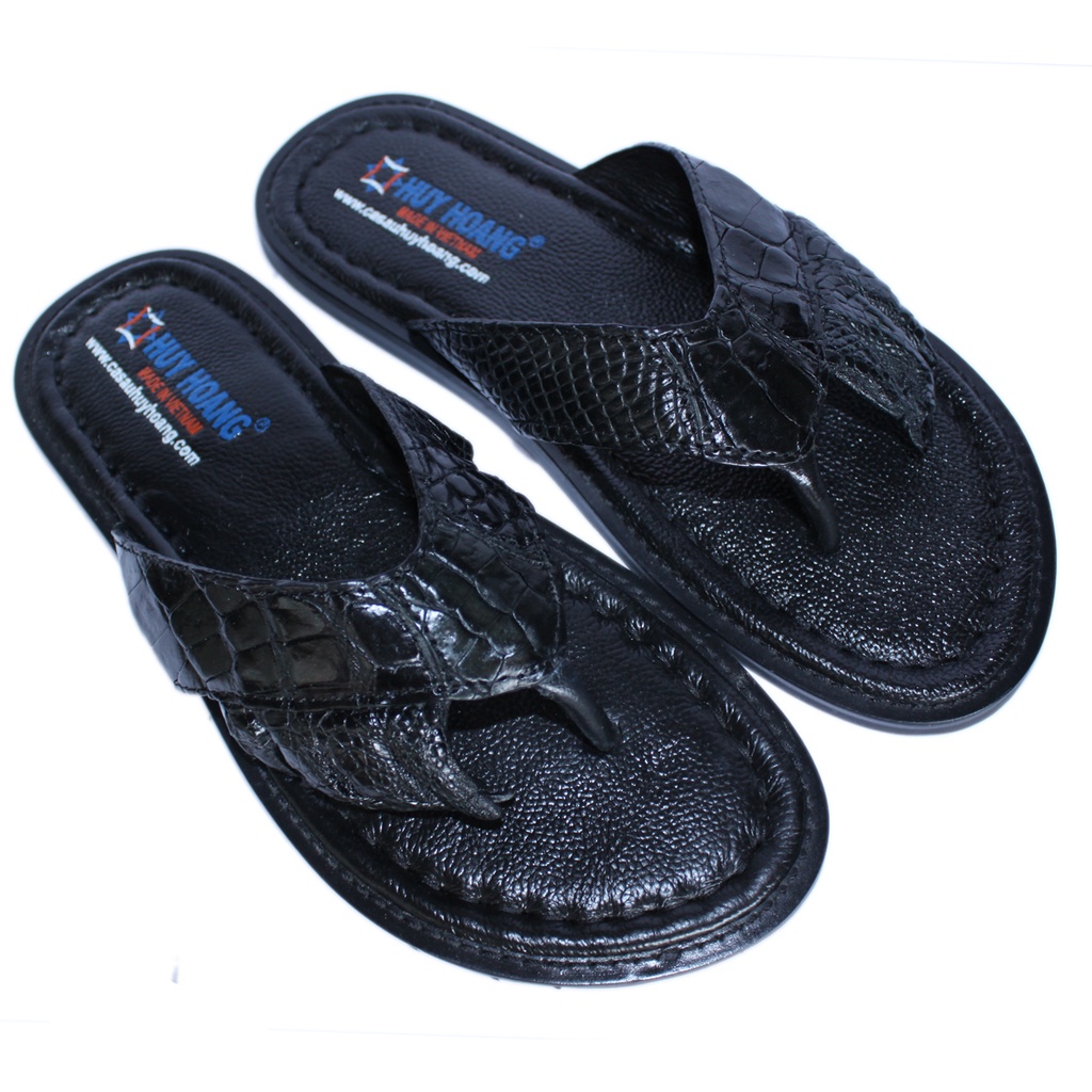 Dép nam Huy Hoàng da cá sấu nhiều loại nhiều màu HP97213-29-33-37