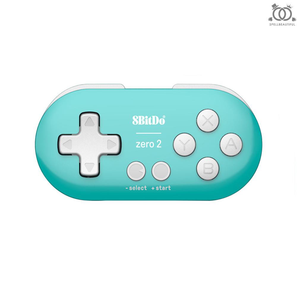 Tay Cầm Chơi Game 8bitdo Zero 2 Kết Nối Bluetooth Cho Máy Nintendo Switch Windows Android Macos