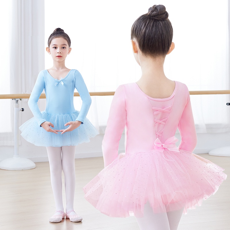 Đầm múa ba lê kiểu dáng dễ thương cho bé gái