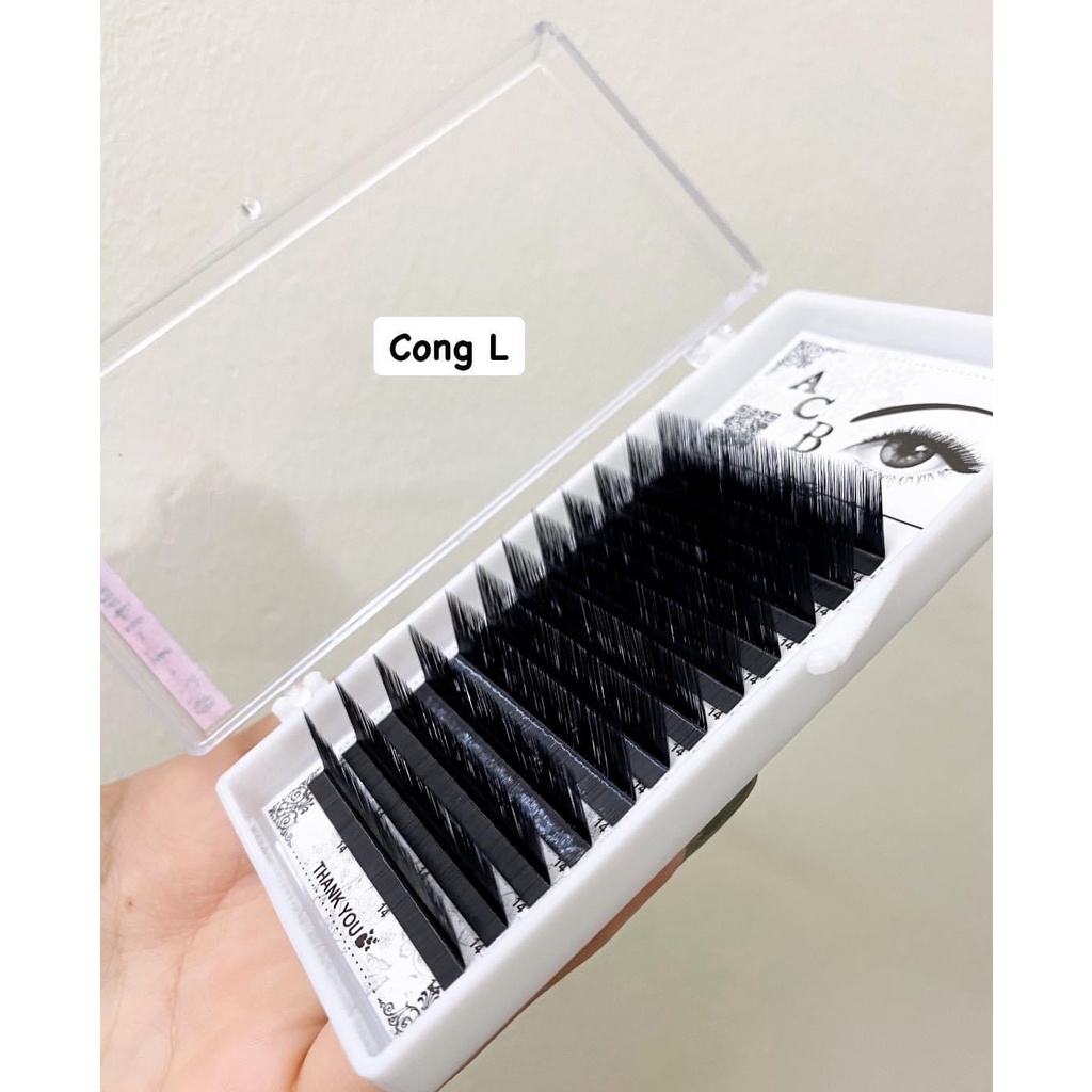 Mi khay ACB, sợi 0,07 mix size 8-13mm cong gãy L, LD, M