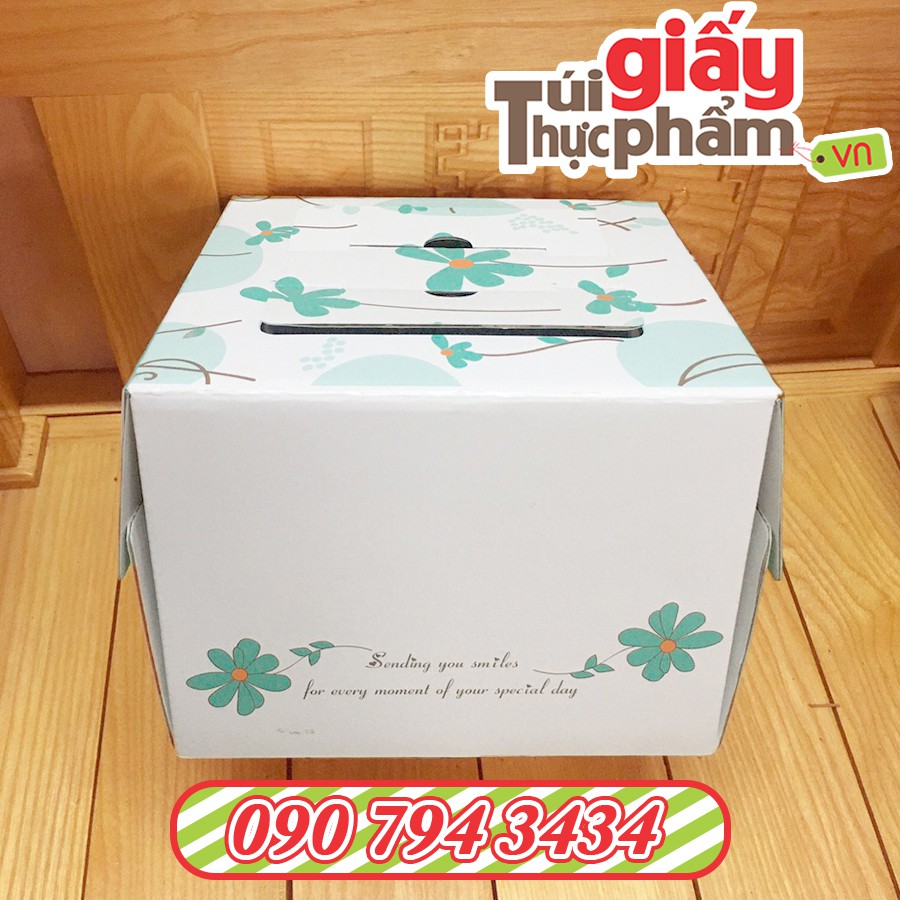 20 Hộp Bánh Kem Xách Tay Carton 20cm (Mẫu 2)