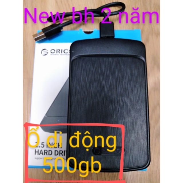 Ổ cứng di động hdd 500gb box 2.5in