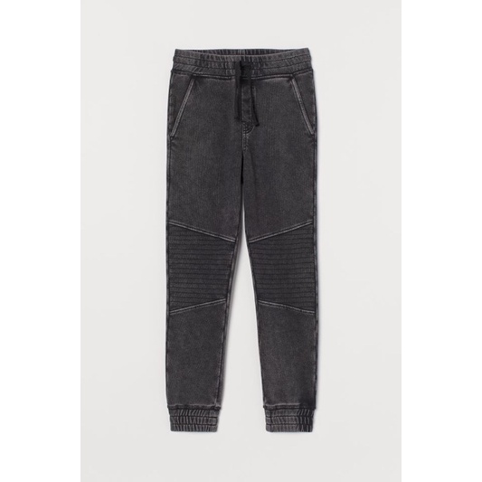 Quần nỉ da cá Jogger giả jean cho bé