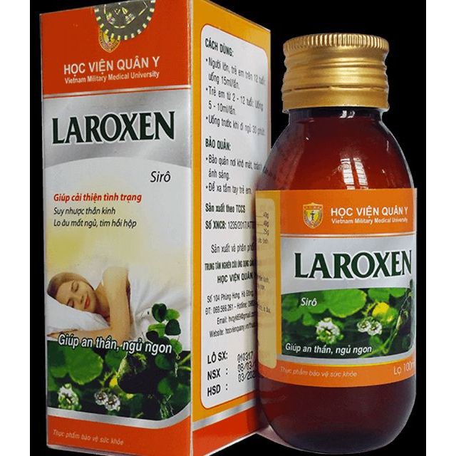 [FREE SHIP] COMBO 6 LỌ LAROXEN HỌC VIỆN QUÂN Y TRỊ MẤT NGỦ