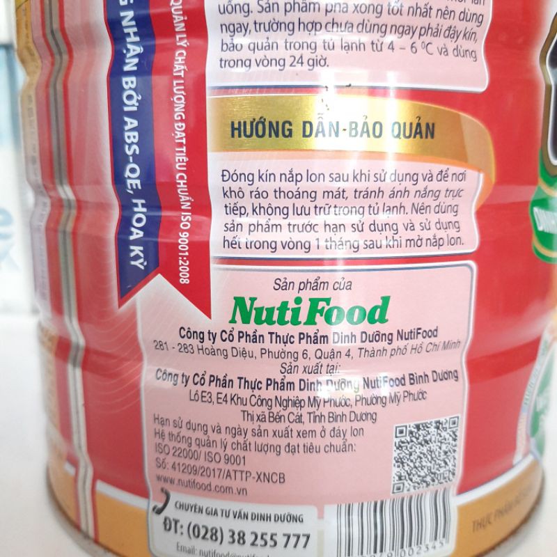 SỮA Nutifood GrowPlus+ 900G (date 2022)