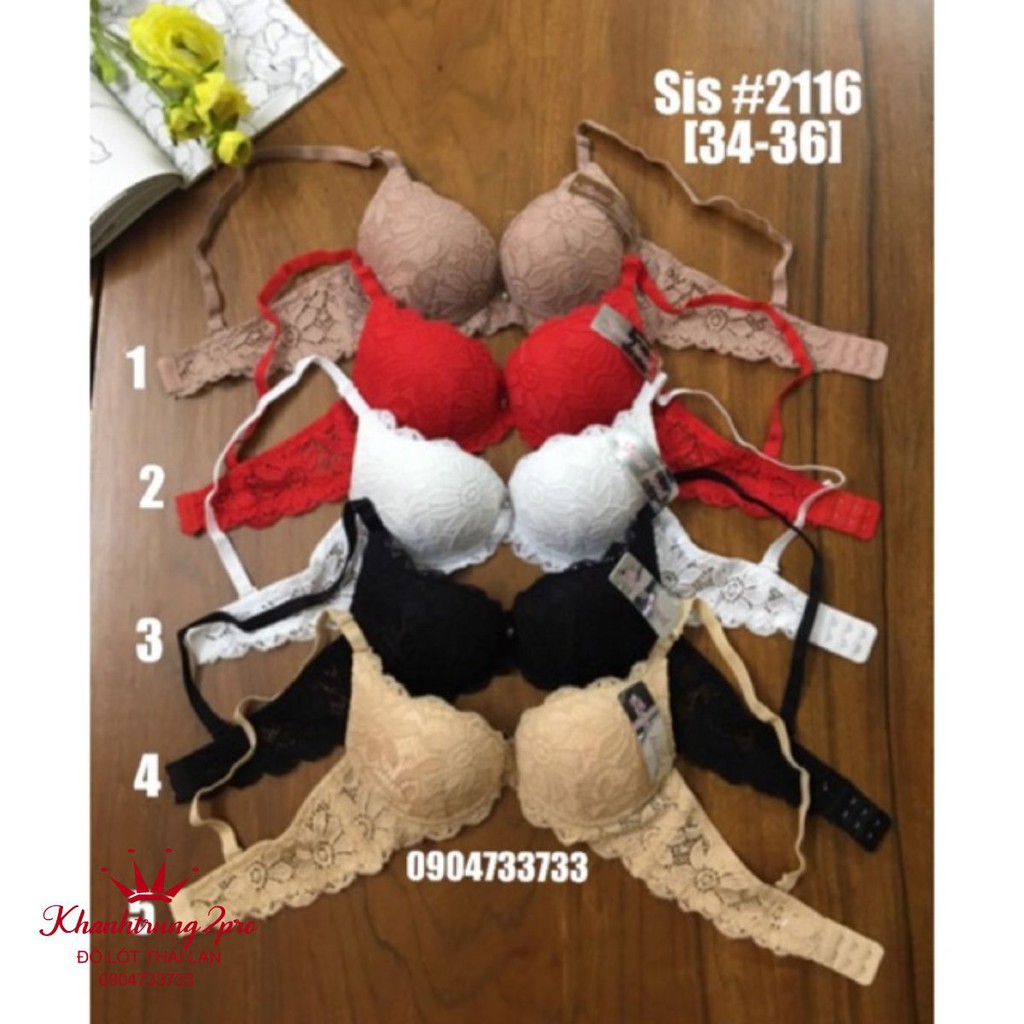 [Hàng Thái Lan] ÁO LÓT ÁO NGỰC ĐỆM DÀY sister hood 2116