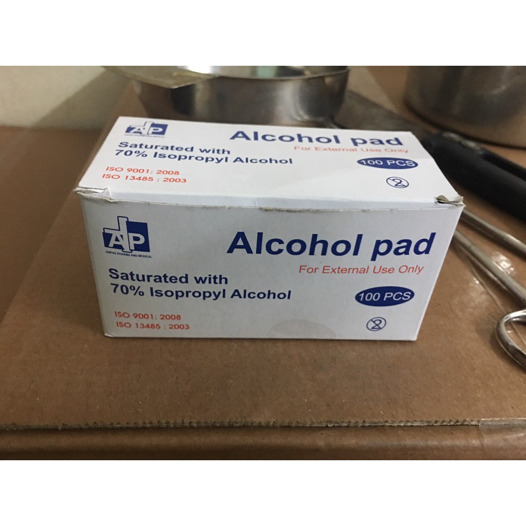 [ CHÍNH HÃNG] Bông Tẩm Cồn Tiệt Trùng 🌹🌹🌹🌹(Alcohol Pads)