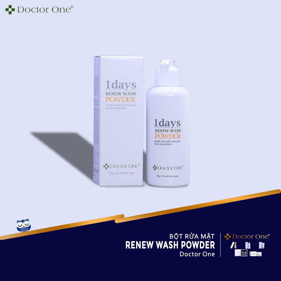 Bột Rửa Mặt Enzim Renew Wash Powder Doctor One Hàn Quốc 70g