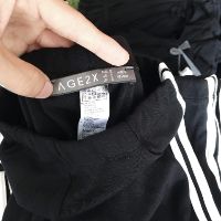 Quần Legging Đen 2 Sọc Trắng #AGE2X