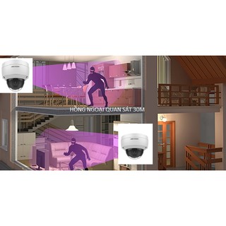 Camera Hikvision IP DS-2CD2723G1-IZ, 2MP