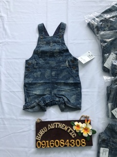 Quần yếm jean h&m auth