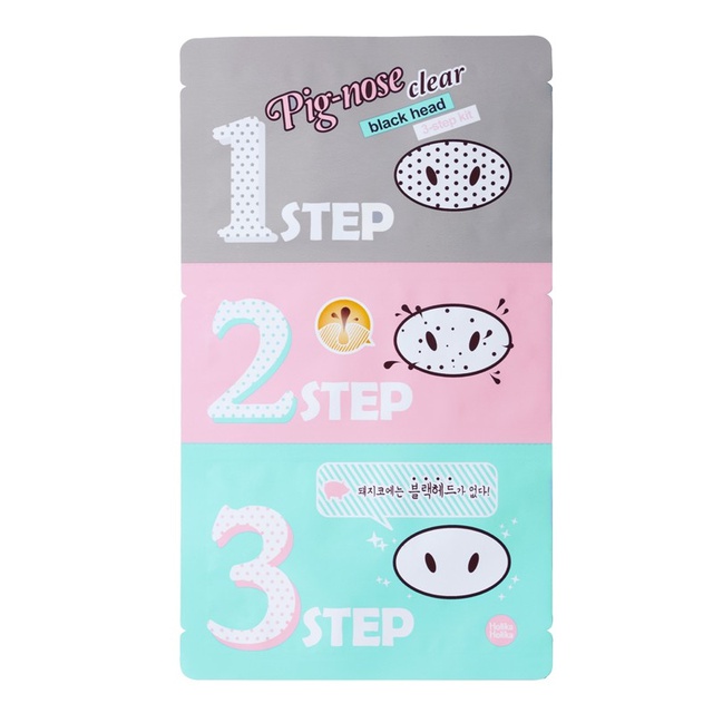 (hàng Mới Về) Set 3 Miếng Dán Lột Mụn Đầu Đen Holika Holika Pig-nose