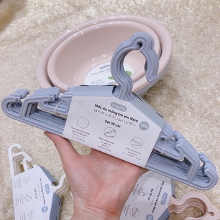 (Chính Hãng) Set 10 Móc áo mỏng trẻ em - trẻ sơ sinh thương hiệu cao cấp Inochi (MA185)