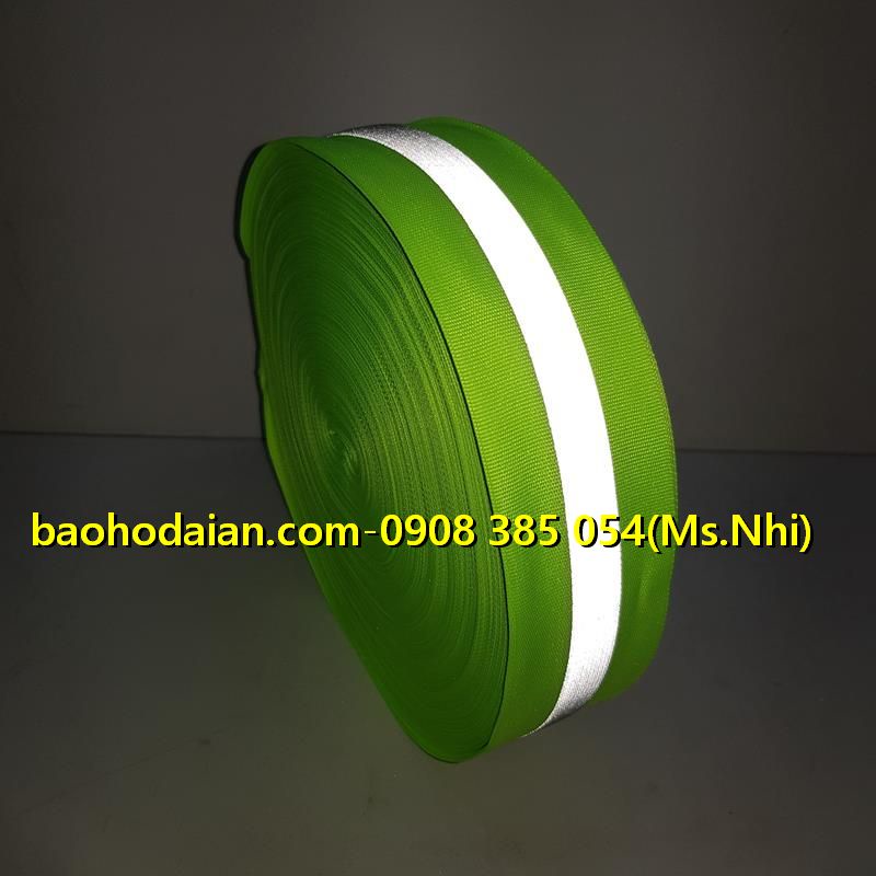 CUỘN DÂY PHẢN QUANG VẢI SỌC XÁM BẢN 2,5CM VÀ 5CM-DÀI 100m- HÀNG SẴN