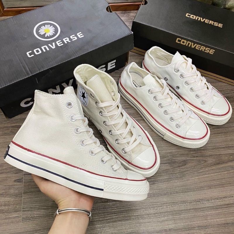 Giày thể thao cv 1970 cao cổ trắng kem cho nam nữ Full Box đủ size 36-43 bản đẹp thời trang