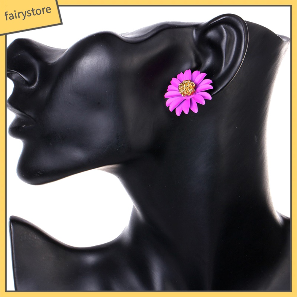 Khuyên tai nữ hình bông hoa thời trang