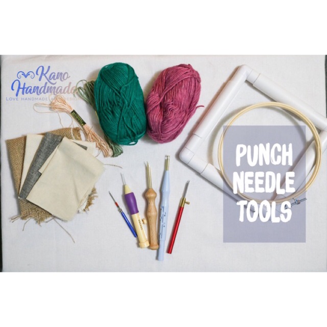 Kim thêu nổi, thêu xù (punch needle)