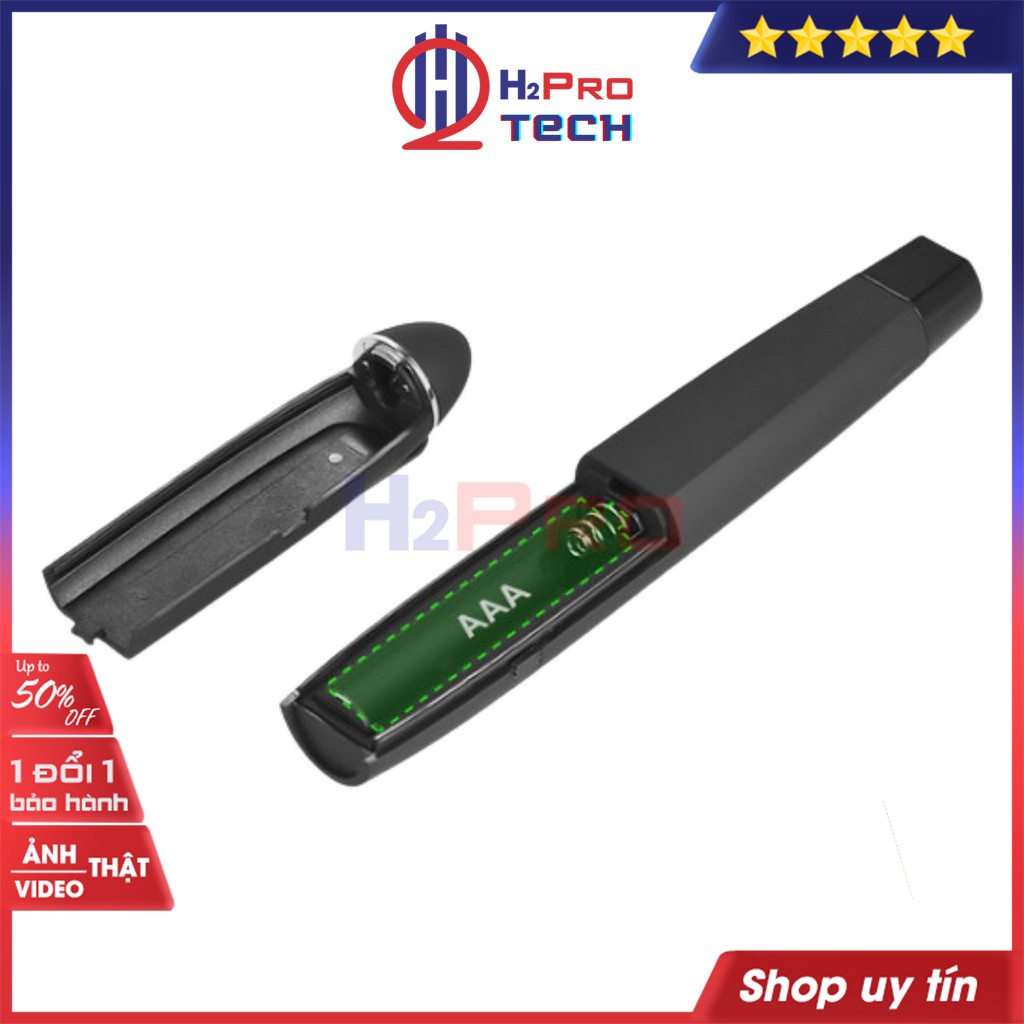 Bút Trình Chiếu Slide Vesine Vp101, Bút Trình Chiếu Thuyết Trình Không Dây 2.4Ghz Usb, Điều Khiển Từ Xa 200M-H2Pro Tech