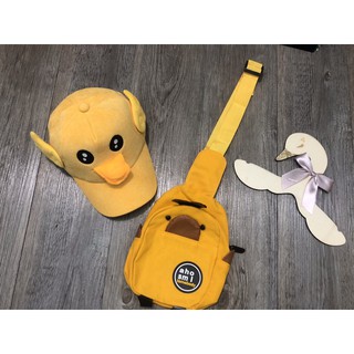 Sét túi  vịt + mũ Vịt đeo chéo