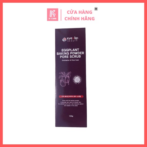 TẨY TẾ BÀO CHẾT CÀ TÍM EYELIP EGGPLANT BANKING POWDER PORE SCRUB