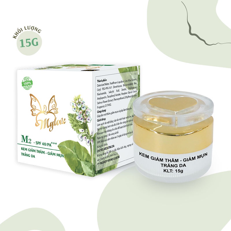 Kem ngừa mụn - Trắng da - Ngừa vết thâm MyLove chính hãng Long Phụng Khang