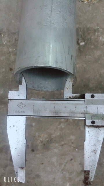 Ống nhôm A6061 phi 60mm dày 3ly  dài 1m