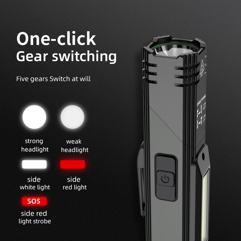 Đèn Pin Led SupFire G19 Xoay 90 Độ Có Nam Châm Chống Nước 800LM Chất Lượng Cao | BigBuy360 - bigbuy360.vn