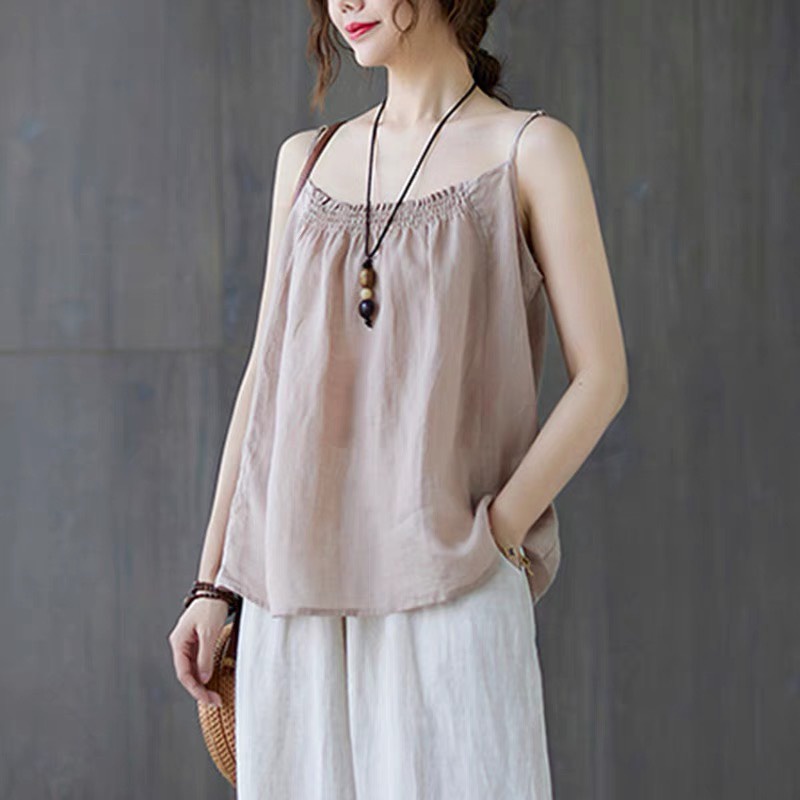 Áo 2 dây tơ Nhật chun ngực cá tính độc đáo đủ size