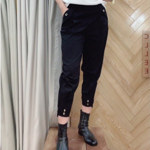 Quần baggy vải cúc chân (M-3xl)( Hàng có sẵn ghi od sợ hết sz chờ ạ, Kh đặt shop call TV) | BigBuy360 - bigbuy360.vn