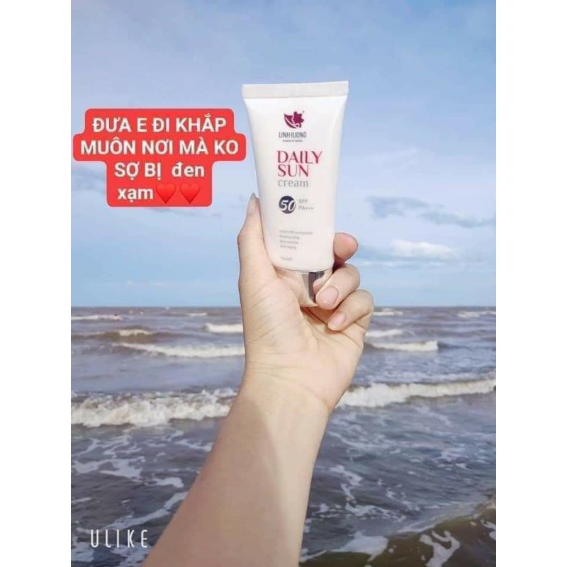 chống nắng Linh hương dally sun chai 50ml