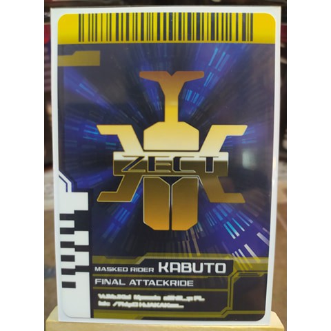 Thẻ Sưu Tập Kamen Rider Final Attackrider Kabuto