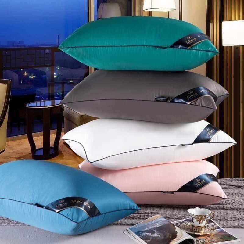 Ruột gối đầu cao cấp Pillow Ép Hơi, Có Khoá Kéo - Nhiều Màu Tiêu Chuẩn 5* -  Kích Thước 45x65cm