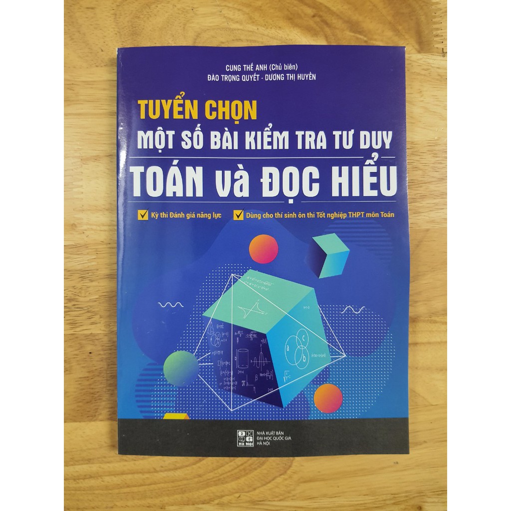 Sách - Tuyển chọn một số bài kiểm tra tư duy Toán và Đọc hiểu