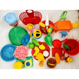 Combo Đồ chơi nhập vai, nấu ăn, đi chợ cho bé