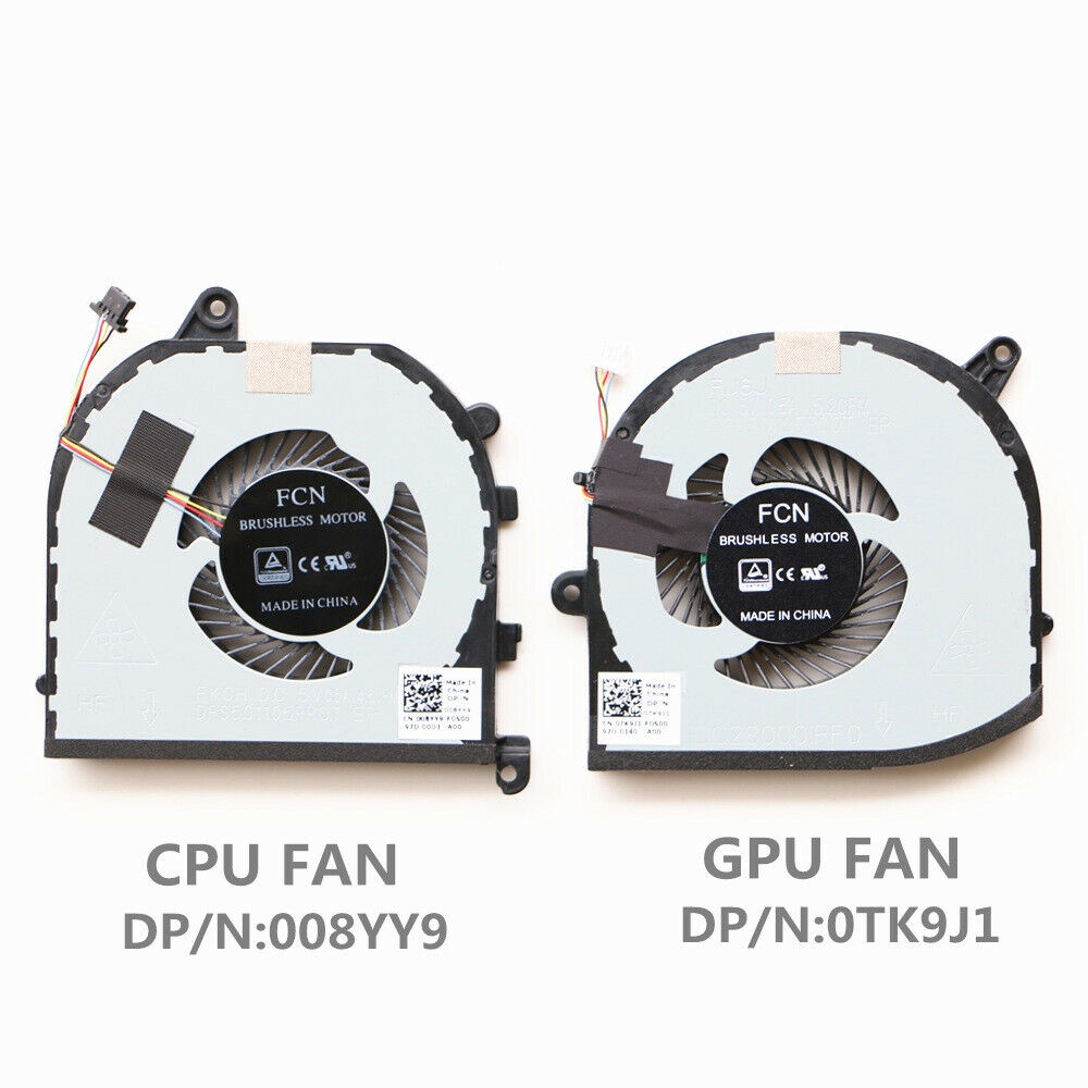 (FAN) QUẠT LAPTOP DELL XPS 15 9570 (FAN CPU / FAN GPU) dùng cho Dell XPS 15 9560 9570, Precision 5520 M5520
