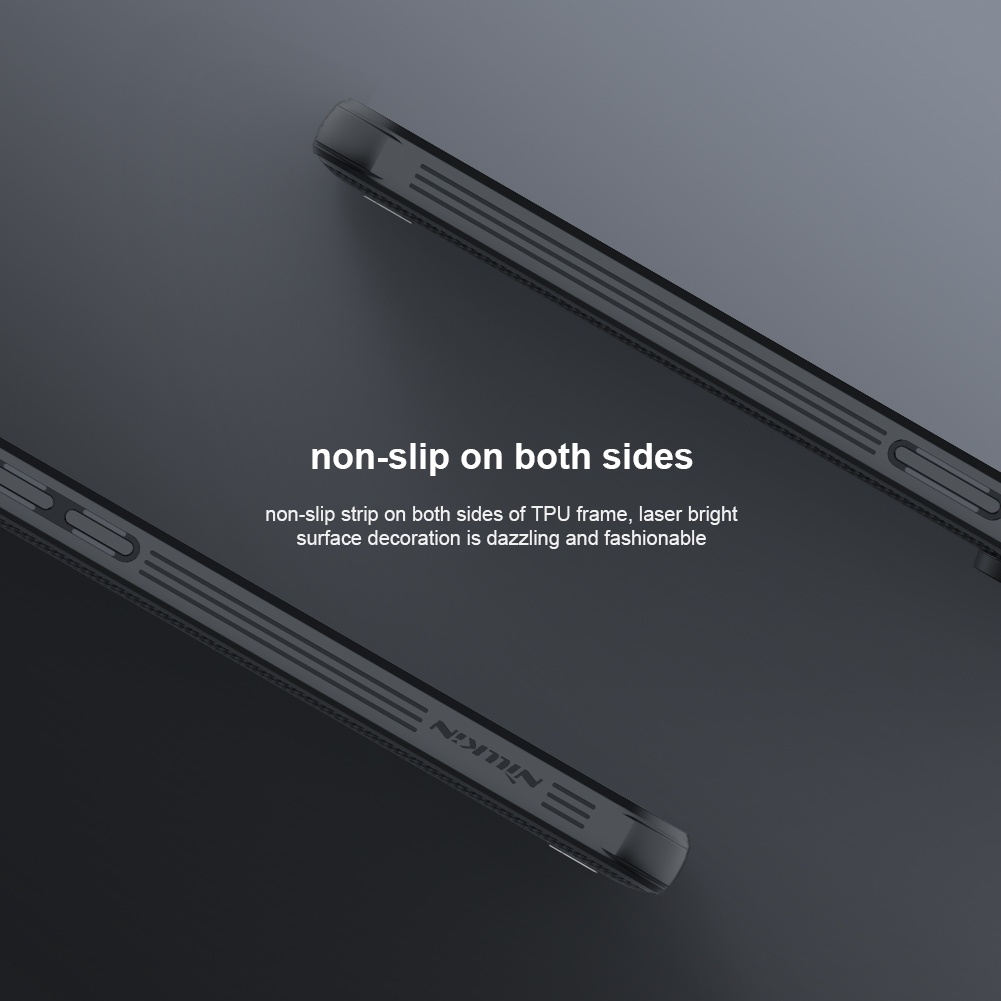 Ốp Điện Thoại Nillkin Bằng TPU + PC Sợi Nylon Nhẹ Có Nắp Trượt Bảo Vệ Camera Riêng Tư Cho iPhone 13 Pro Max