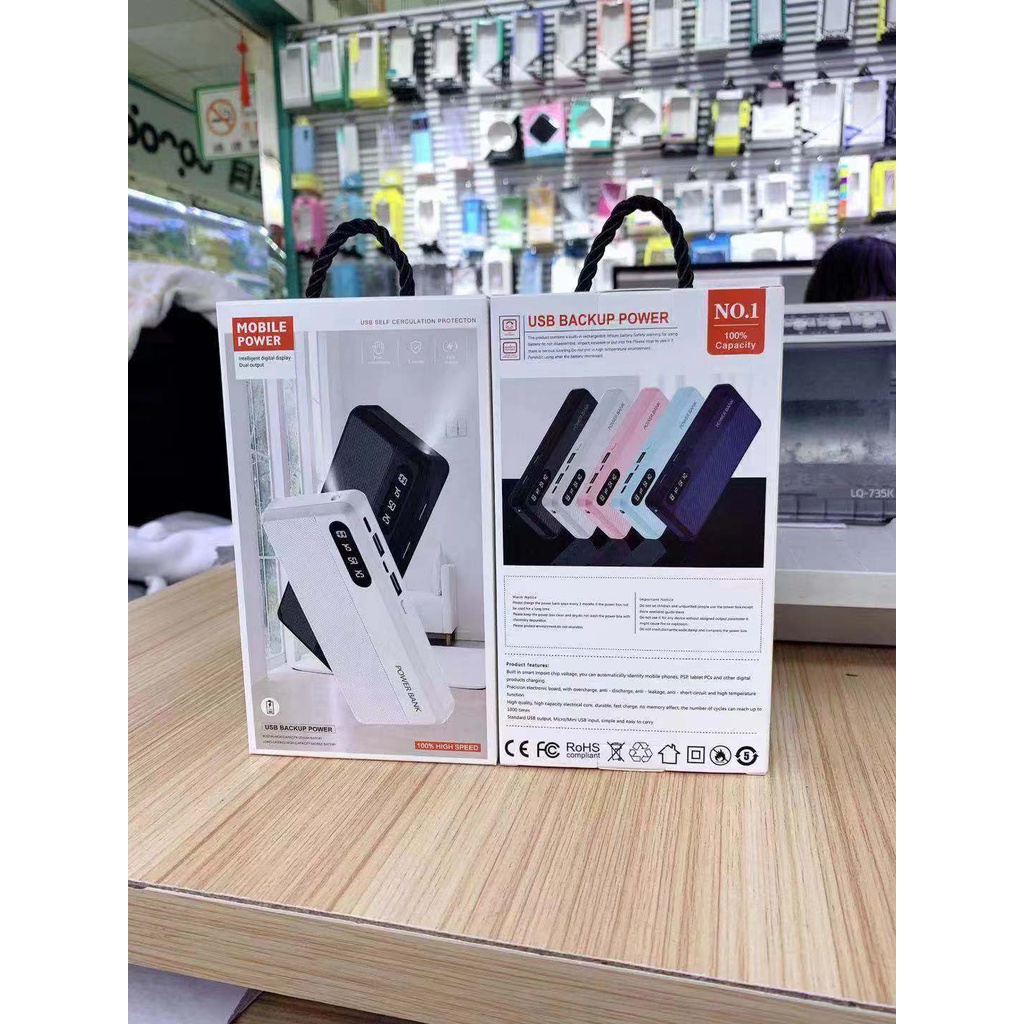 Pin sạc dự phòng màn hình Led Power bank 10000 mah, sạc nhanh hơn 5 lần cho iphone,samsung,máy tính bảng...