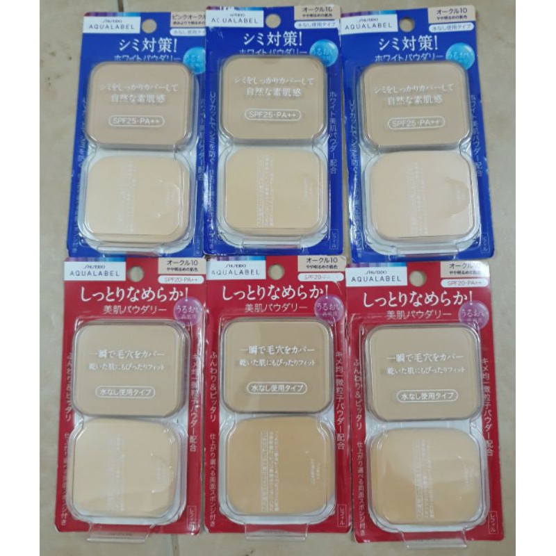 Lõi phấn phủ SHISEIDO AQUALABEL của Nhật
