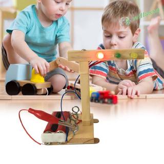 [willss] DIY Traffic Light Assembled Puzzles Scientific Experiment Educational Toy *DC