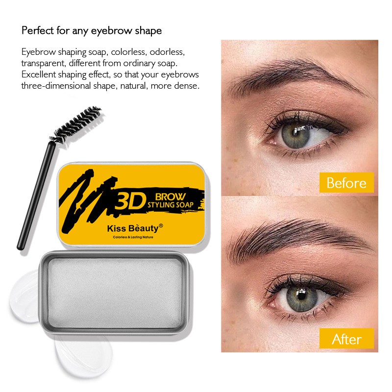 Sáp Cố Định Lông Mày 3D Kiss Beauty Phong Cách Châu Âu | BigBuy360 - bigbuy360.vn