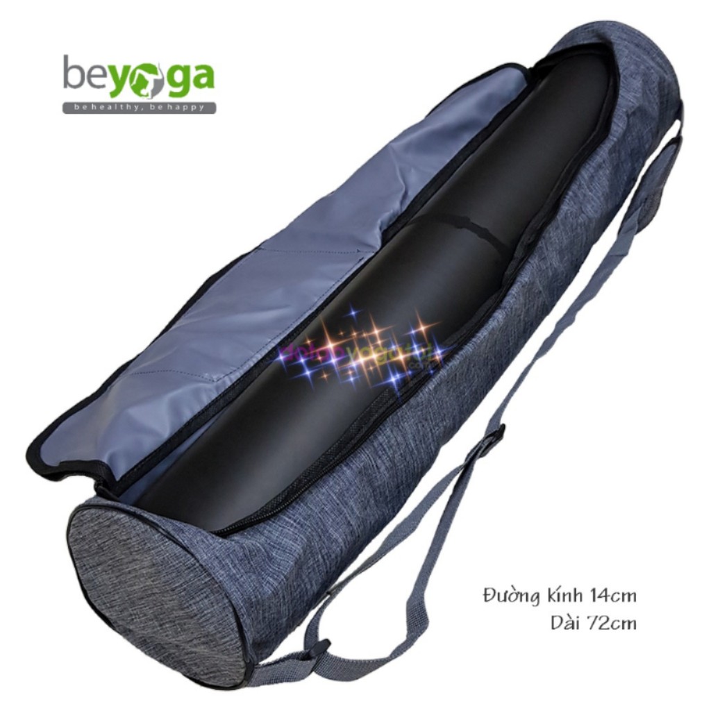 Túi đựng thảm Yoga cao cấp, siêu bền, nhẹ, chống nước, 72x14cm, hãng beYoga Đài Loan