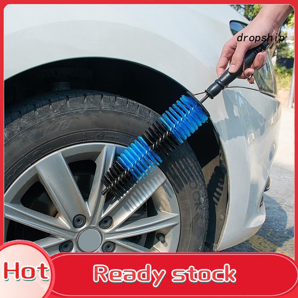 Bàn Chải Sợi Thép Cán Dài Vệ Sinh Lốp Xe Hơi