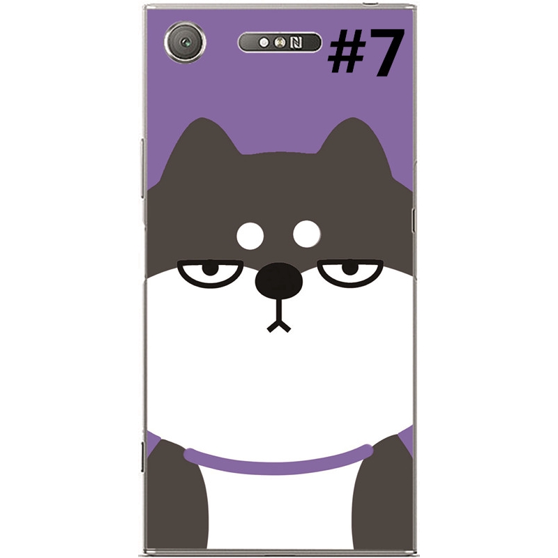 Ốp điện thoại bằng TPU mềm in hoạt hình chó mèo dành cho Sony Xperia XZ/XZS/ XZ1/XZ2 compact /XZ Premium