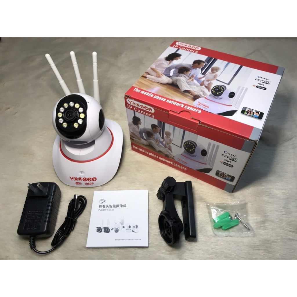 Camera Yoosee Có Màu Ban Đêm 3 râu 2.0 FULLHD | BigBuy360 - bigbuy360.vn