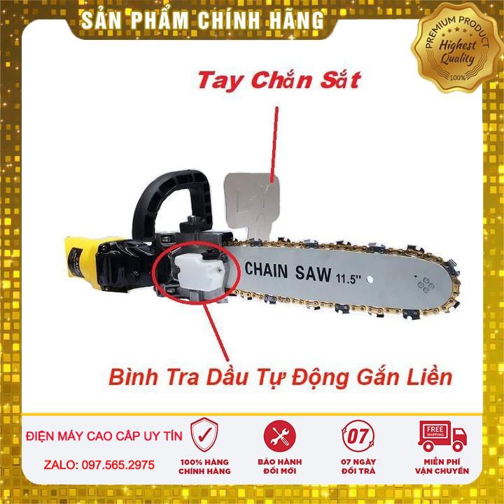 Lưỡi cưa xích - tra nhớt tự động- chẳn bảo vệ bằng sắt Chính hãng