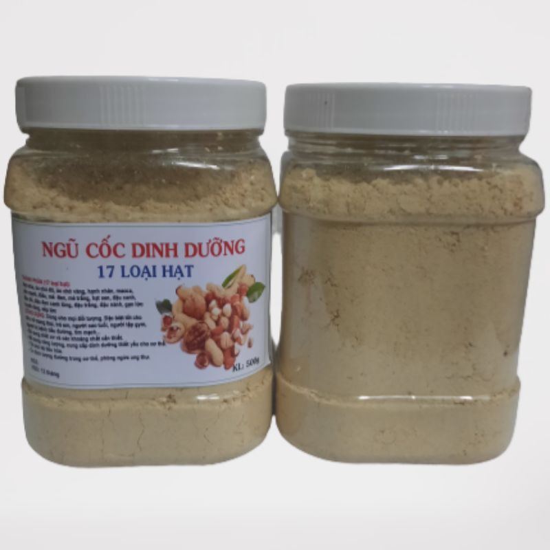 500g Bột ngũ cốc dinh dưỡng 17 loại hạt (dùng tăng cân, lợi sữa) | BigBuy360 - bigbuy360.vn