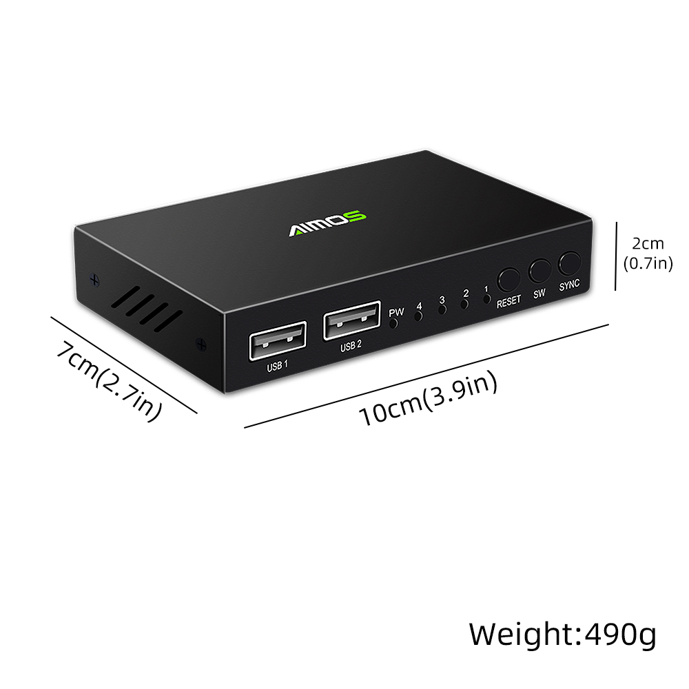 Mạch Chuyển Đổi Kvm402 Với 4 Cổng Usb