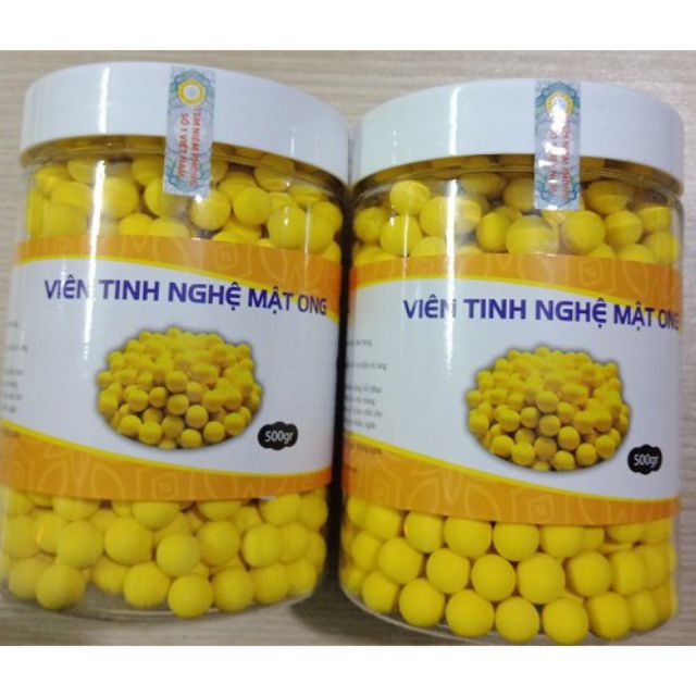 Viên Tinh Nghệ mật ong hộp 500GR check mã vạch