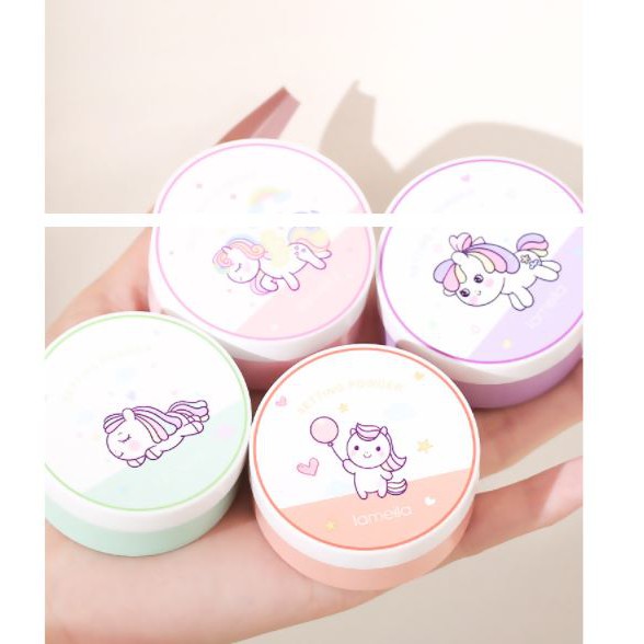 Phấn Phủ Kiềm Dầu Dạng Bột Lameila Angel Horse Setting Powder