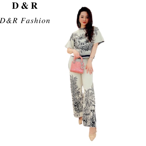 Len nữ xinh xắn họa tiết thêu hàng quảng châu cao cấp thương hiệu DR Fashion